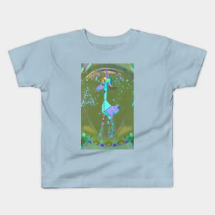 Llama Unicorn Clown Kids T-Shirt